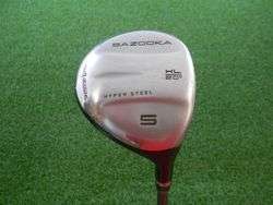 TOUR EDGE BAZOOKA OS HYPER STEEL 20* 5 WOOD GRAPH REGULAR  