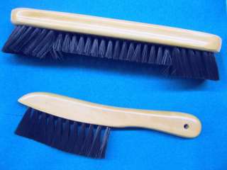 NEW PAIR RAIL & FELT BRUSH CLEANER BILLIARD POOL TABLE  