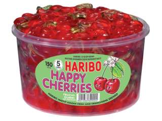 HARIBO   Tub   Smurfs   Cherries   Strawberries   1000 g   1350 g 