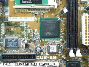 ASUS CUW AM CPU PENTIUM III 933/256/133/1.7V MOTHER BOARD  