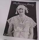 Vintage American Beauty Crochet Pattern Book Magazine 1919 Flapper 