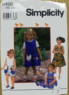 Simplicity Sewing Pattern. Dated 1995. Pattern # 9466. Title 