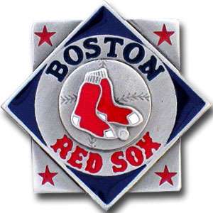 BOSTON RED SOX BASEBALL LOGO PEWTER LAPEL PIN  