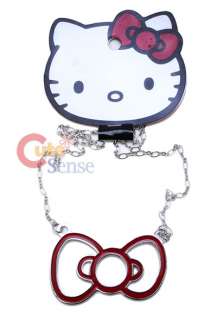 Sanrio Hello Kitty Big red bow Necklace Loungefly 1