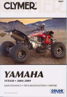 Yamaha YFZ450 Service Repair Manual 2004   2009  