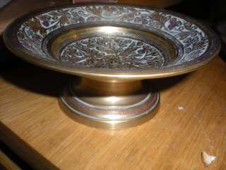 Harilela brass ornate ashtray or compote India beautiful  