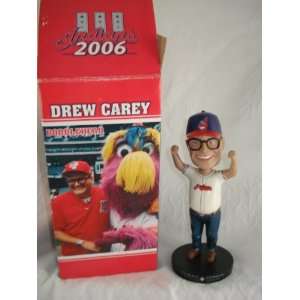    Drew Carey Bobblehead Indians baseball uniform 