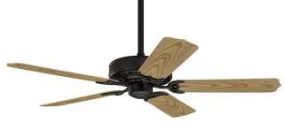 Hunter ® 42 Bridgeport Textured Black Outdoor Ceiling Fan   23934