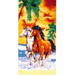  Horse Beach / Bath Towel #29 