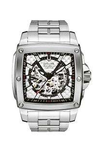 Bulova Mens Automatic Mechanical Steel Watch 98A113  