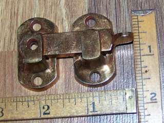 Interior Shutter Latch Cabinet Catch brass copper iron antique new old 