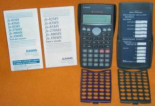  FX 82MS Business/Scientific Calculator LN with Instructions  
