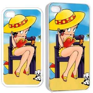  betty boop ve18 iPhone Hard Case 4s White Cell Phones 