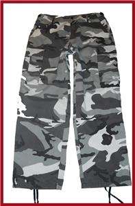 Mens Camouflage Camo BDU Pants/Trousers Military Army Hunting L (39 x 