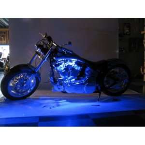  Blue LED Neon Motorcycle Lighting Kit Automotive