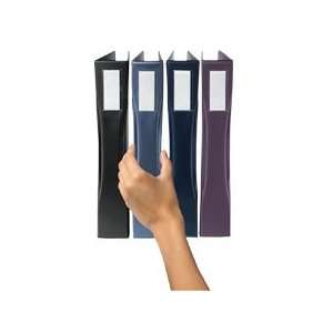   Ergonomic Round Ring Reference Binder w/Label Holder