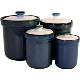 Sango Canisters Set of 4   Eggplant.Opens in a new window