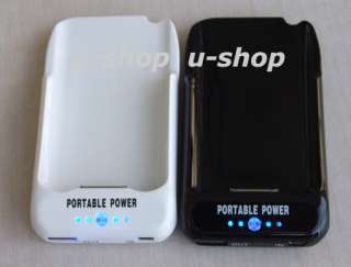 2000mAh Backup Battery Charger Case for iPhone 3G 3GS  