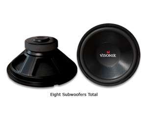   of Visonik B10 2800 Watt High Performance 10 Car Audio Subwoofers
