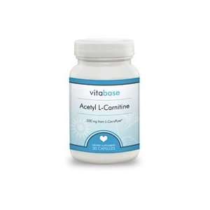  Acetyl L Carnitine (500 mg) 30 Vegicaps per Bottle (3 Pack 
