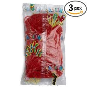 Fascini Licorice String Red Colored & Strawberry Flavored, 32 Ounce 