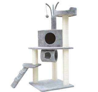 New 47.3 Condo Cat Tree Pet Tower Furniture House Scratcher Bed Toy 