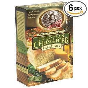   Mill European Cheese & Herb Bread Mix, 16 Ounce Boxes (Pack of 6