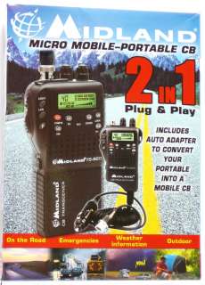 MIDLAND 75 822 40 Channel Handheld CB/Weather Radio 46014758223  