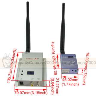   700mW 4CH Wireless Transmitter & Receiver Kit for CCTV Camera  