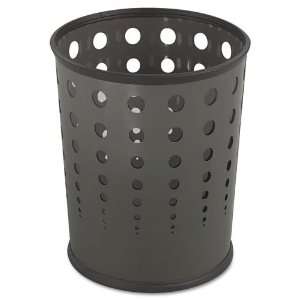  Safco Products   Safco   Bubble Wastebasket, Round, Steel 