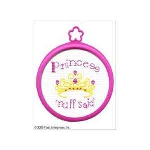 Bucilla 45450 Princess Nuff Said Mini Counted Cross Stitch Kit, 5.125 
