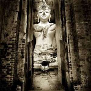  joSon   Buddha Statue in Wat Si Chum Artaissance Giclee on 