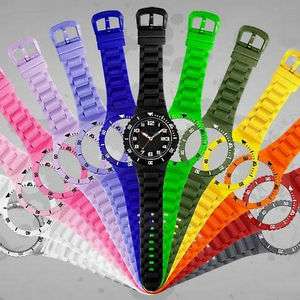 Champion Unisex Wrist Watch 5 Multicolor Band Strap New  