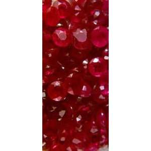  Burmese Ruby Round 3mm Rich Red color Arts, Crafts 