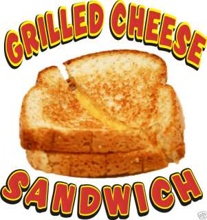 Grilled Cheese Sandwich Concession Decal 14 Food Menu  