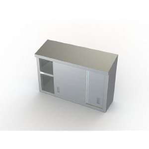   Aero Stainless Steel Wall Cabinet w/ Sliding doors