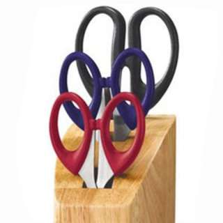 Chicago Cutlery 4pc. Stainless Scissors Set W/ Block ~ For Kitchen 
