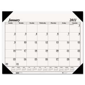   Size One Color Monthly Desk Pad Calendar, 18 1/2 x 13 
