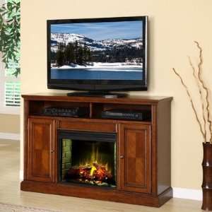 Cambridge Fireplace Media Center in Cherry