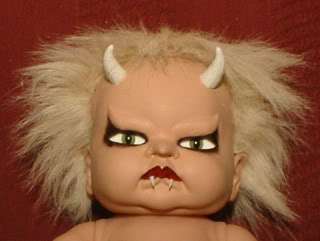 HAUNTED Demon Devil Horror Doll EYES FOLLOW YOU OOAK  