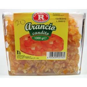   Rebecchi Arancia Candita Diced Candied Orange Peel 1 Kilo 2.2 Pounds