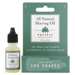 Pacific Shaving All Natural Shaving Oil   1/2 oz. product details page