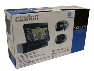 New Clarion NZ501 6.2 Touch Screen CD/DVD Navi/GPS Player USB/AUX Car 