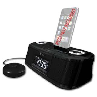iLuv iMM153 (Black) Dual Alarm Clock with Bed Shaker for your iPod 