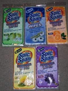 Spic And Span Scented Cleaning Wipes 6 Per Pack 6 Packs  
