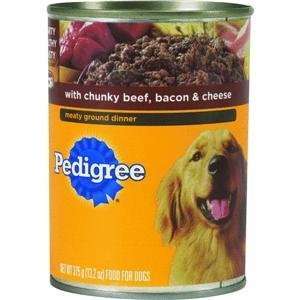  Pedigree Brand with Chunky Beef, Bacon, and Cheese Pet 
