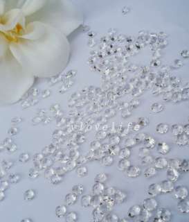 1000 4.5mm Clear Wedding Diamond Confetti Decoration  
