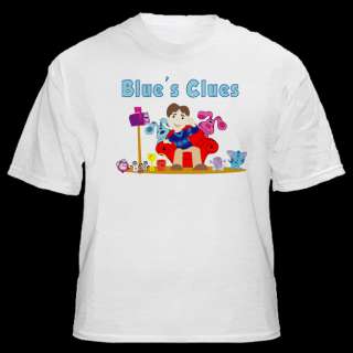 Blues Blues Clues Joe Mailbox Magenta Tic Tock Shirt  