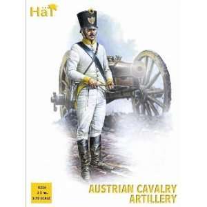   Austrian Cavalry Artillery (3 Cannons, 6 Figures & 12 Horses) 1/72 Hat