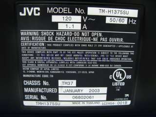 JVC TM 1375SU 13 Color Monitor  